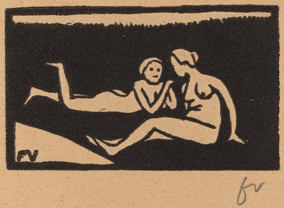 Bañistas en la hierba de Félix Vallotton
