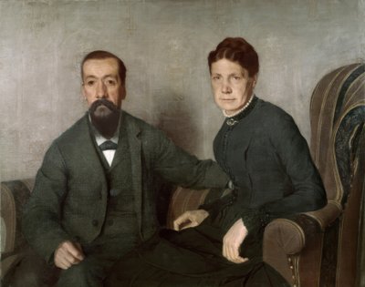 Retrato de los padres del artista de Félix Vallotton