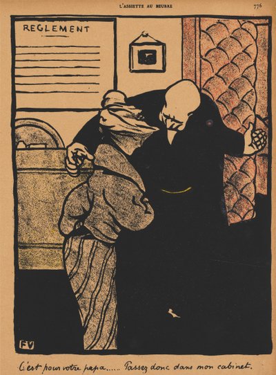 Crímenes y Castigos XIX, 776: Se trata de tu padre de Félix Vallotton