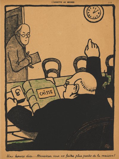 Crímenes y Castigos XV, 772: La una y diez de Félix Vallotton