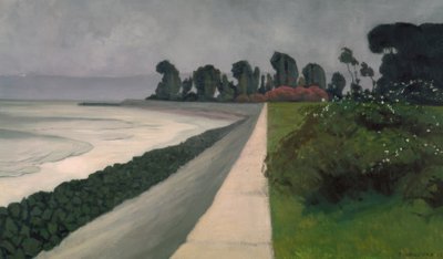 El mar en Honfleur de Félix Vallotton