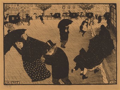 El aguacero de Félix Vallotton