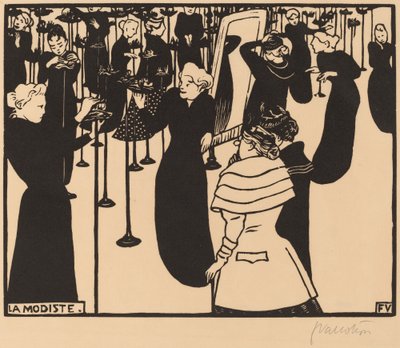 La Modista de Félix Vallotton
