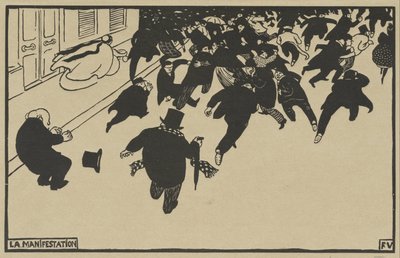 La manifestación de Félix Vallotton