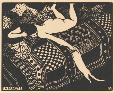 La pereza, 1896 de Félix Vallotton