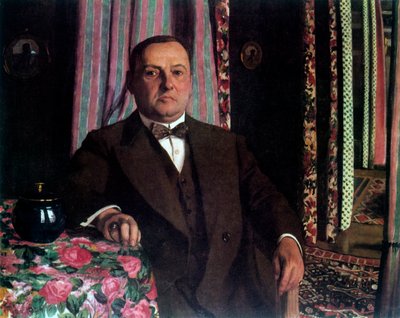 Retrato de Georg E. Haasen de Félix Vallotton