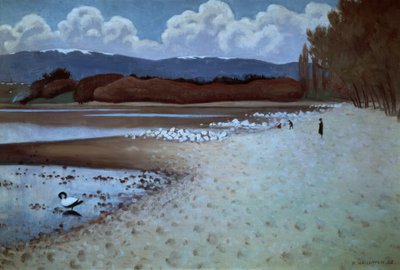 Playa cerca de Vidy de Félix Vallotton