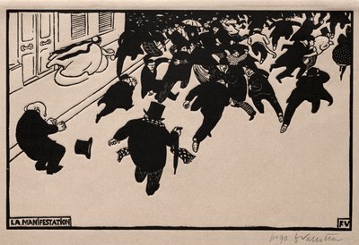 The Protest de Félix Vallotton