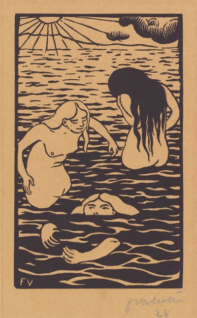 Tres bañistas de Félix Vallotton