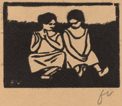 Dos Niñas en Camisas, 1893 de Félix Vallotton