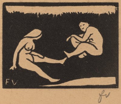 Dos bañistas sentadas de Félix Vallotton