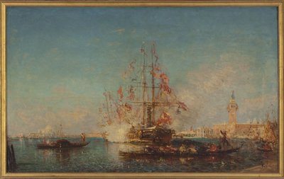 Cañonazo, entre 1880 y 1885 (óleo sobre lienzo) de Félix Ziem