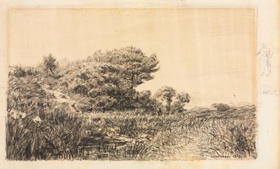 Edge of Marsh at Couronne de Félix Ziem