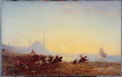 Fantasía en Constantinopla, entre 1880 y 1895 (óleo sobre lienzo) de Félix Ziem