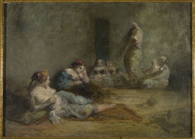 El harén, entre 1855 y 1856 (óleo sobre madera) de Félix Ziem