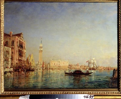 Venecia (Venecia). Pintura de Felix Francois George Ziem (1821-1911). Óleo sobre lienzo, 55 x 72 cm. Arte francés del siglo XIX. Museo Pushkin de Bellas Artes, Moscú. de Félix Ziem