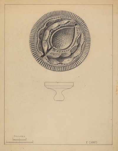 Molde de mantequilla de Florence Choate