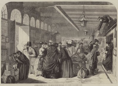 Estación de Ferrocarril de Hastings, la Llegada del Tren de Bajada de Florence Claxton