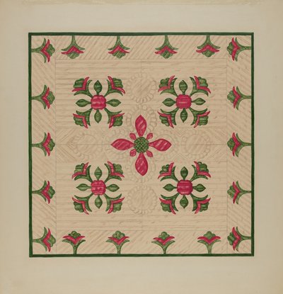 Colcha de apliqué de Florence Hastings