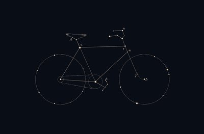 Constelación de bicicletas de Florent Bodart