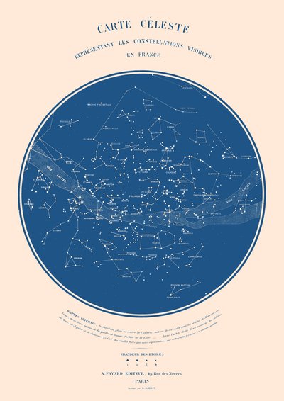 Carta Celeste - EDICIÓN ASTER, 2022 (digital) de Florent Bodart