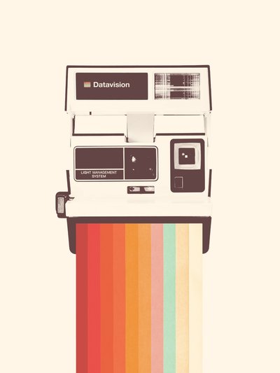 Cámara instantánea Rainbow, 2019 (digital) de Florent Bodart
