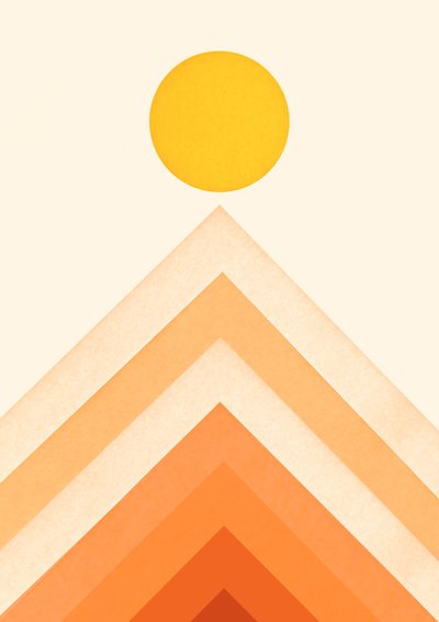 Paisaje de montaña 3 de Florent Bodart
