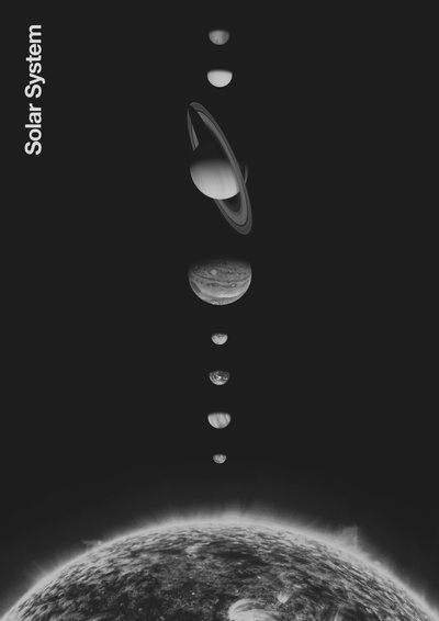 Sistema Solar - Mínimo, 2023 (digital) de Florent Bodart