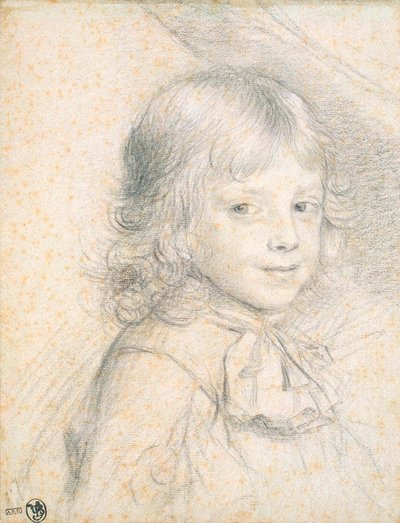 Retrato de Philippe de Savoie como niño, 1660s-1670s de Florent de La Mare Richart