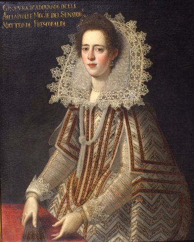 Retrato de Ginevra Frescobaldi de Florentine School