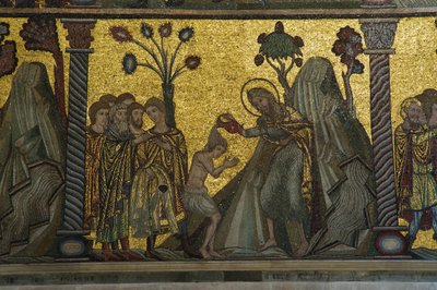 El Bautismo de Cristo de Florentine School