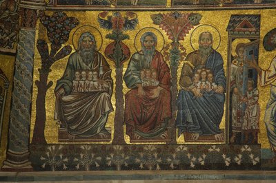 Tres Santos del Baptisterio de Florentine School