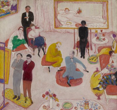 Fiesta de estudio (tarde) de Florine Stettheimer