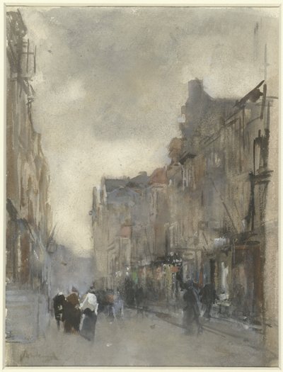 Vista de la calle en La Haya de Floris Arntzenius (signed by artist)