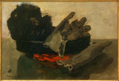 Sombrero y guantes de Floris Verster