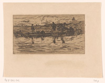 Paisaje con dos figuras junto al agua
En el páramo (título original) de Floris Verster