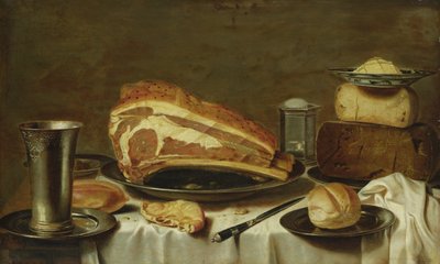 Naturaleza muerta de desayuno de Floris Gerritsz van Schooten