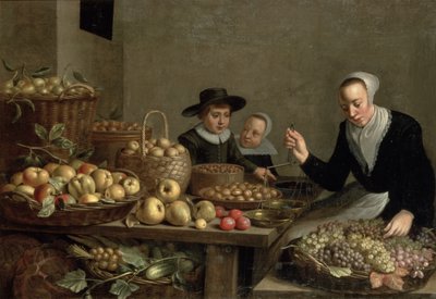 Puesto de frutas de Floris Gerritsz van Schooten