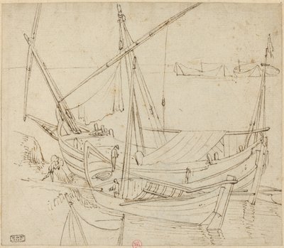 Barcos de Follower of Agostino Tassi
