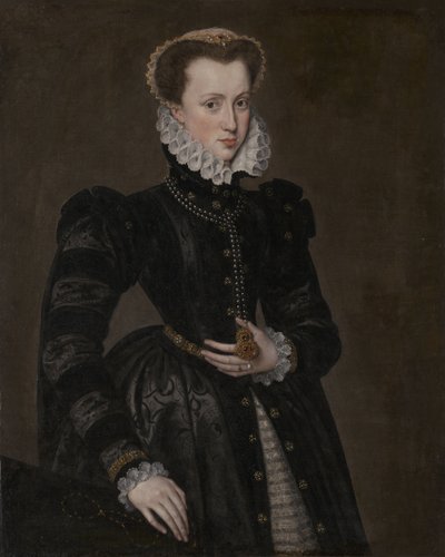 Retrato de una dama de la corte de Follower of Antonis Mor