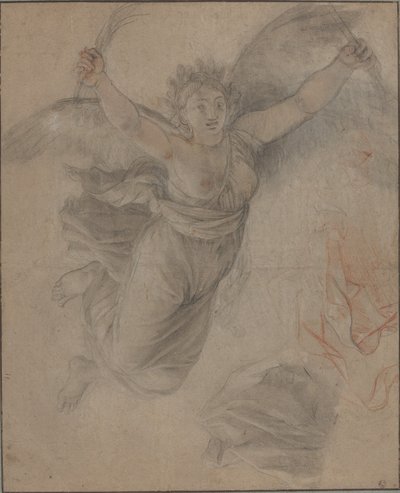 Una Figura Femenina Alegórica de Follower of Charles Le Brun