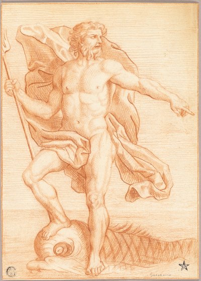 Neptuno de Follower of Charles Le Brun