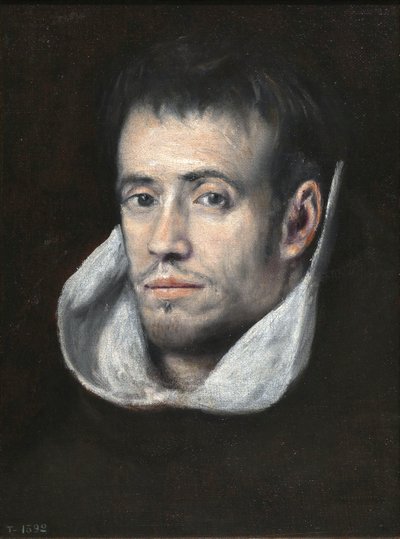 Retrato de fraile dominico (o trinitario) de Follower of El Greco
