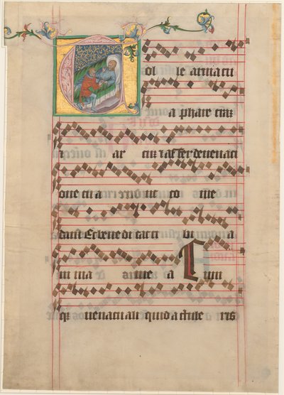 Isaac Bendiciendo a Jacob de Follower of Master of the Golden Bull