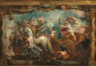 El triunfo de la Iglesia de Follower of Peter Paul Rubens