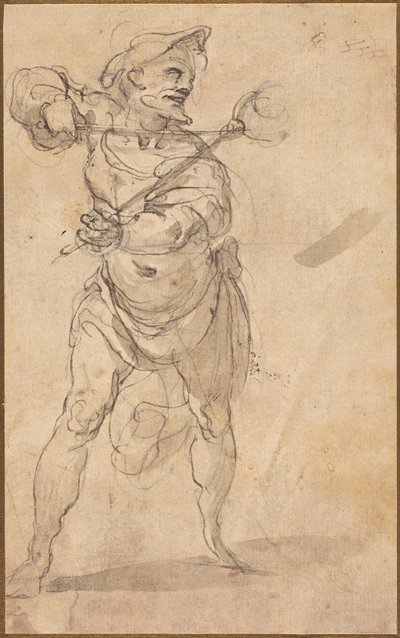 Un Torturador con Tenazas de Follower of Taddeo Zuccaro