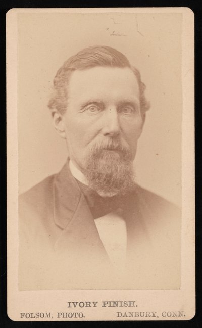 Retrato de B.B. Kellogg, antes de 1876 de Folsom Photo