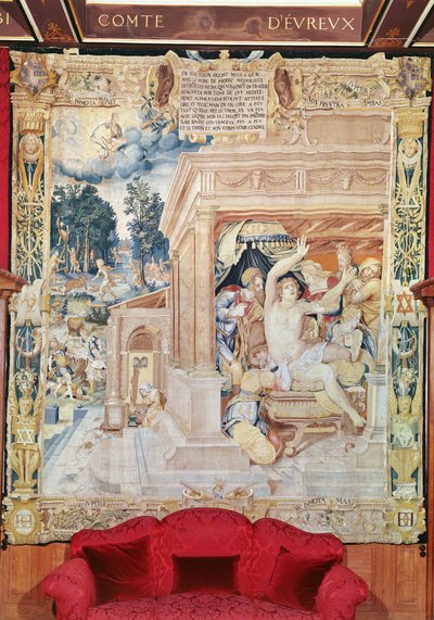 Atalanta y Meleagro, de la Historia de Diana de Fontainebleau School