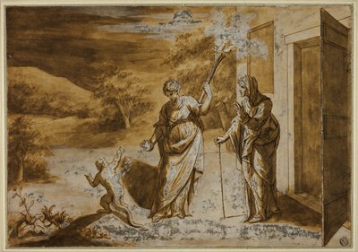 Ceres Transformando al Niño Burlón en un Lagarto de Fontainebleau School