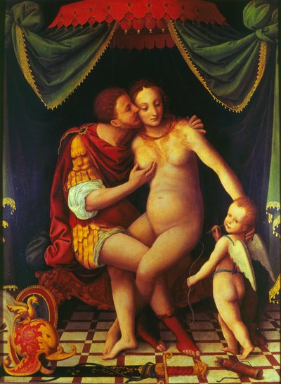 Marte y Venus de Fontainebleau School